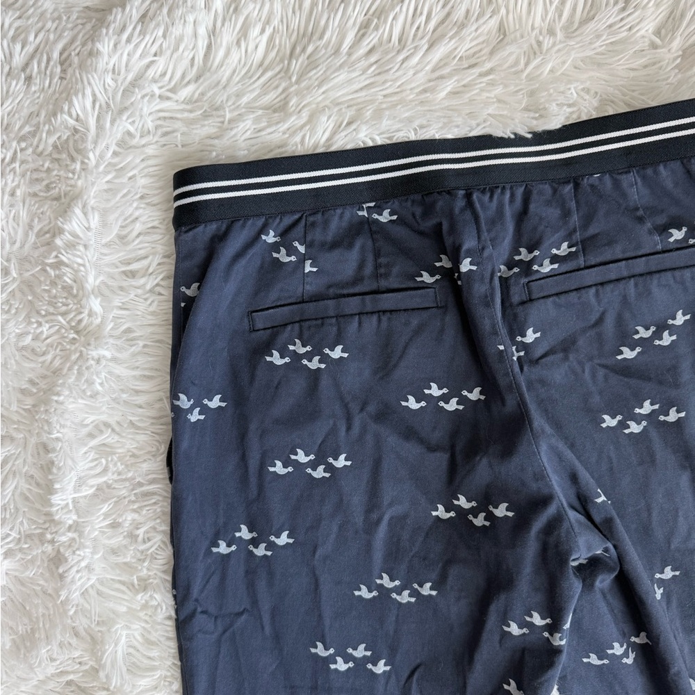 Uniqlo Bird Print Straight Leg Pants - Picture 6 of 10